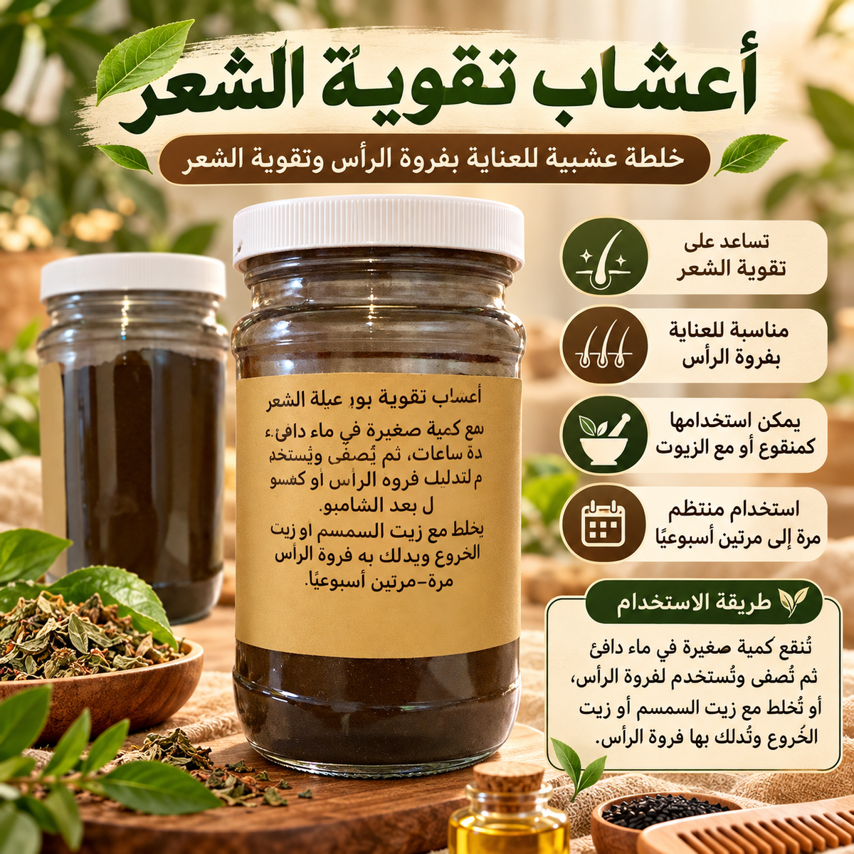 Herbal Hair & Scalp Strengthening Blend