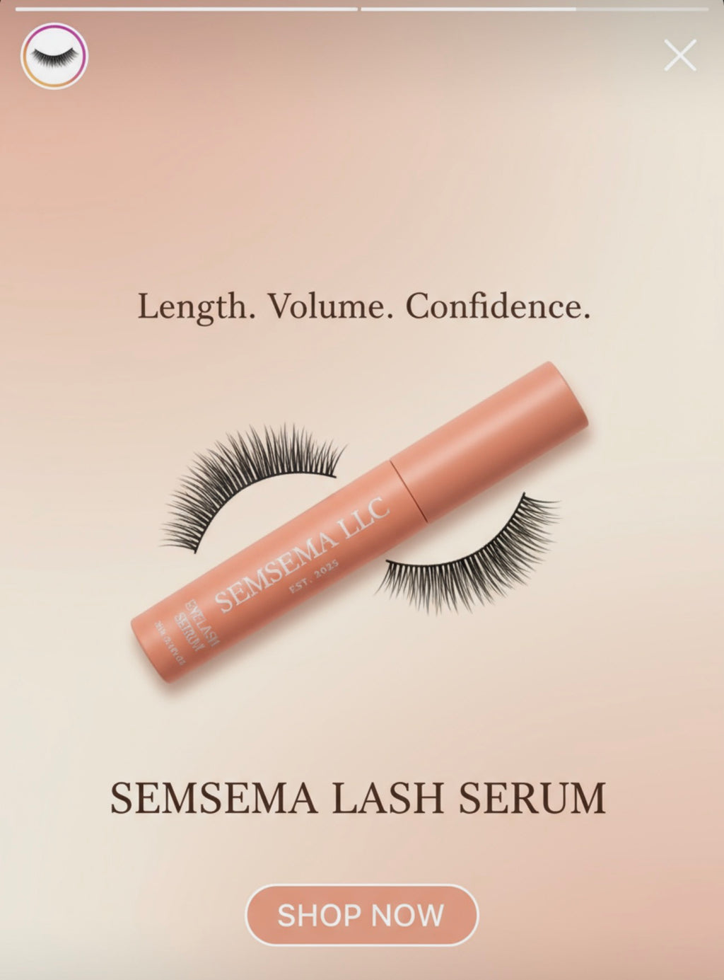 Lash serum growth ￼