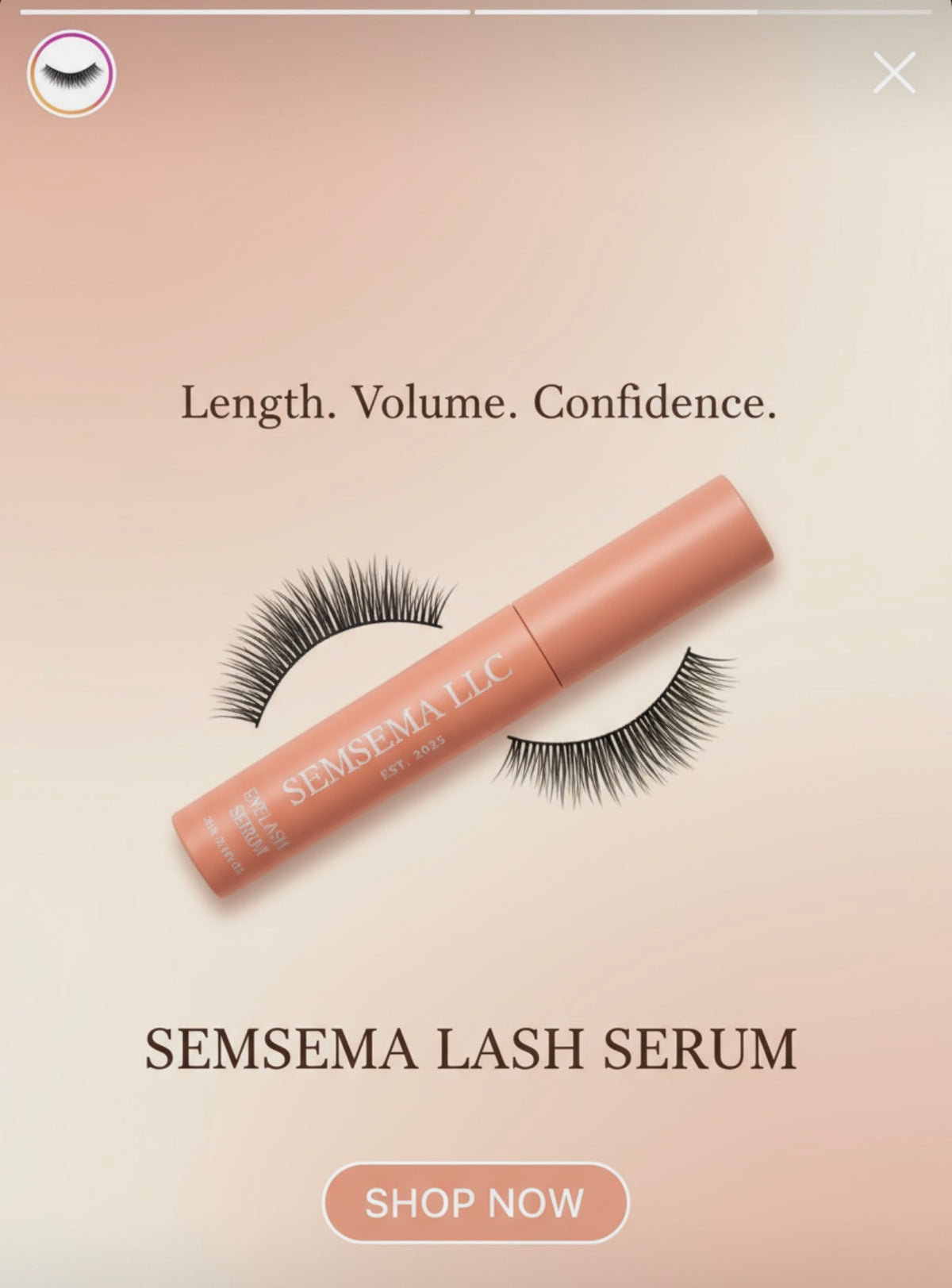 Lash serum growth ￼