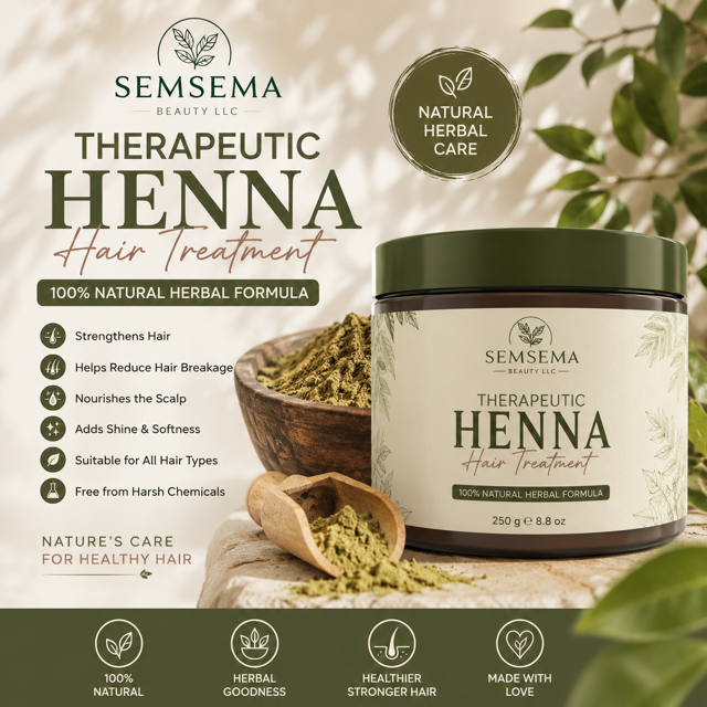 Therapeutic Henna Hair Treatment