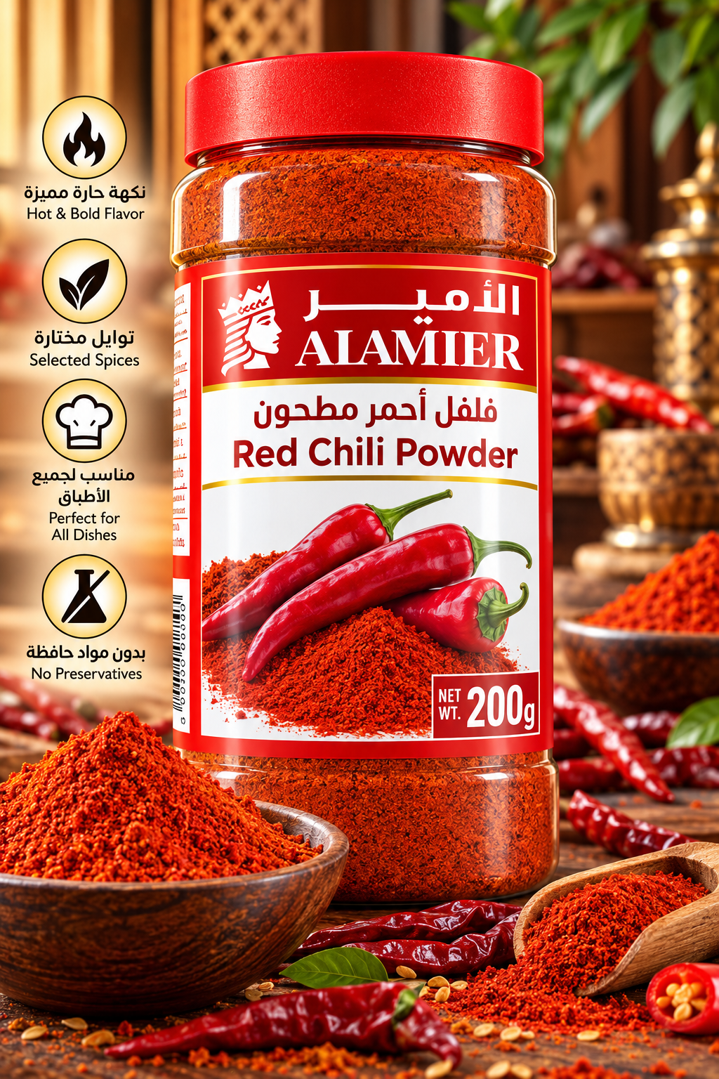 Hot red pepper